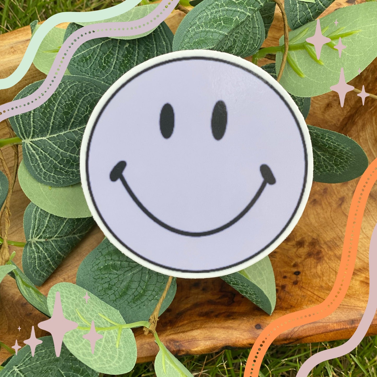 Smiley Face | 2000s Stickers | Y2K Sticker Set | 2000s Sticker Pack | Y2K Inspired Stickers | Y2K Aesthetic Stickers | Vinyl Stickers