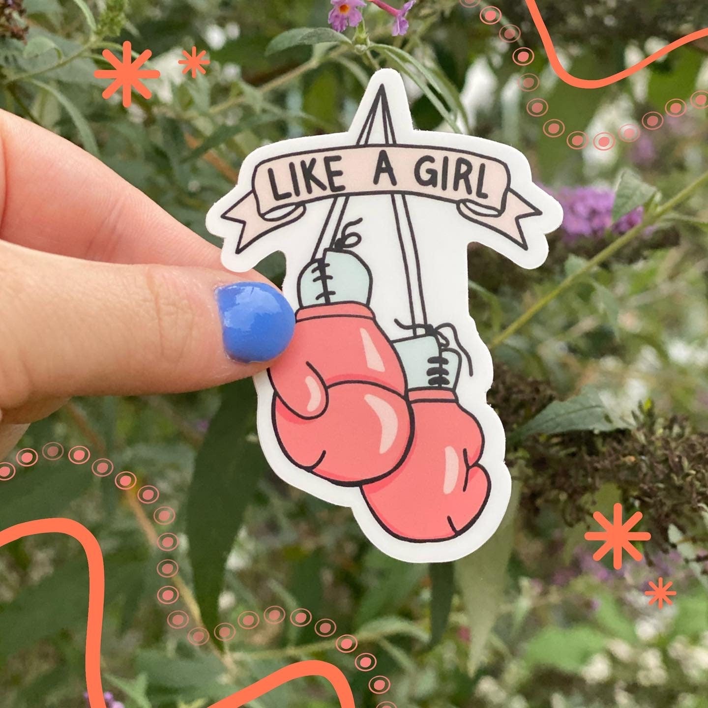 Fight Like a Girl| 2000s Stickers | Y2K Sticker Set | 2000s Sticker Pack | Y2K Inspired Stickers | Y2K Aesthetic Stickers | Vinyl Stickers