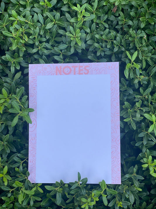 Smiley Face Notepad