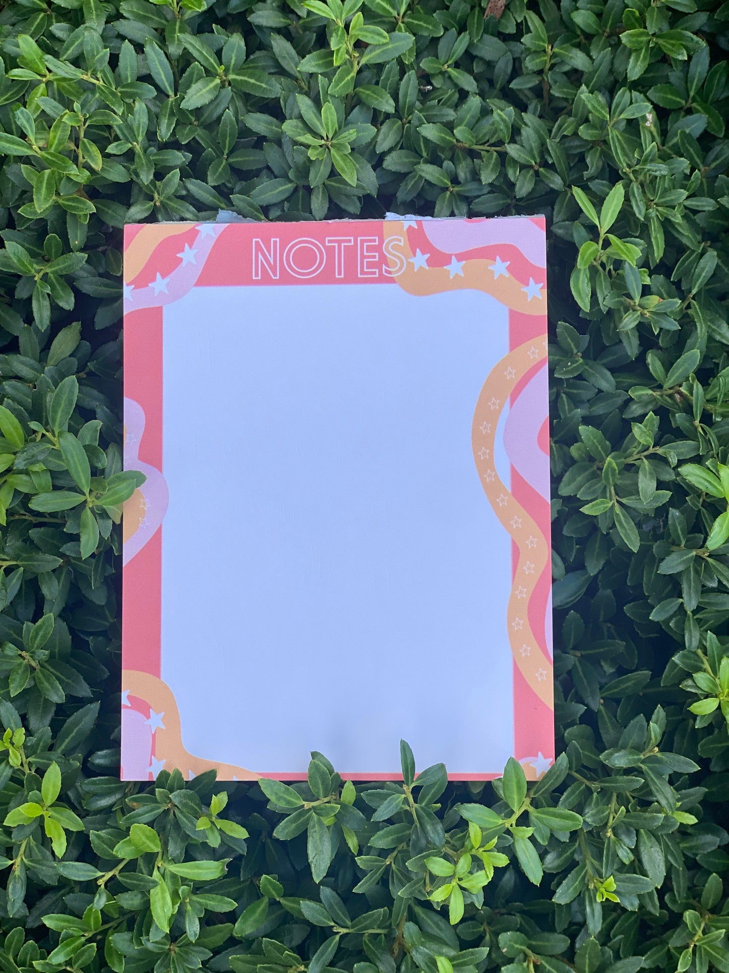 Pink and Orange Notepad