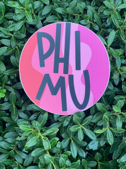 Sorority Decals | Phi Mu | KD | Fraternity |Car Decals | Water Bottle Decals |School Decals |College Decals |NCAA