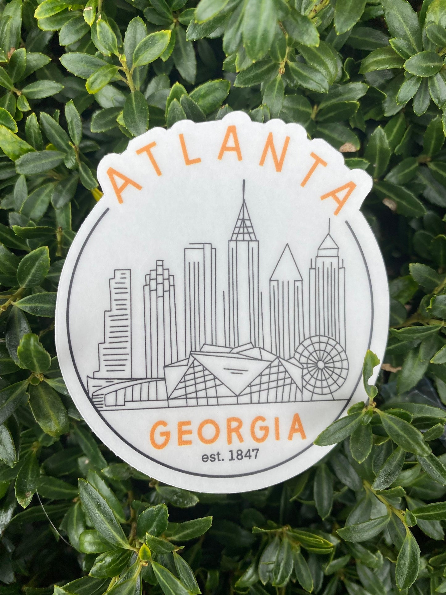 Atlanta Georgia Skyline sticker