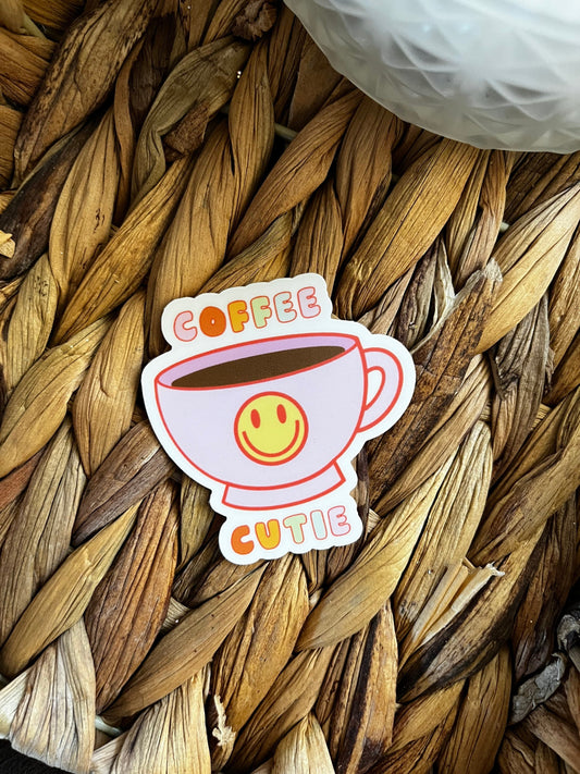 Coffee Cutie | 2000s Stickers | Y2K Sticker Set | 2000s Sticker Pack | Y2K Inspired Stickers | Y2K Aesthetic Stickers | Vinyl Stickers