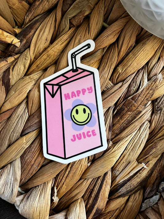 Y2K Happy Juice | 2000s Stickers | Y2K Sticker Set | 2000s Sticker Pack | Y2K Inspired Stickers | Y2K Aesthetic Stickers | Vinyl Stickers