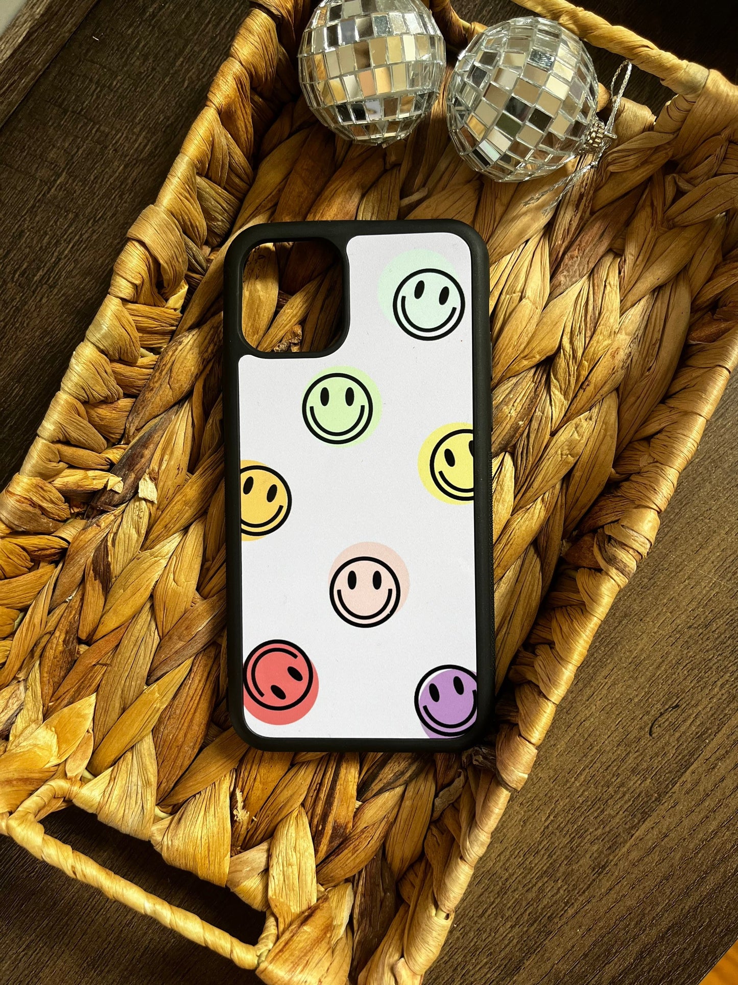 Trendy Aesthetic Y2K Smiley Face  Phone Case For iPhone 12 11 Pro Max iPhone 12 Mini iPhone XR iPhone 13 Pro iPhone 13 mini